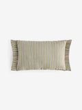 Nina Campbell red lotus trellis embroidered cushion 30x50cm (British brand)