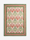 Nina Campbell Primrose Hill floral wool tufted rug (British brand)