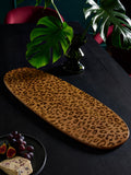 Leopard pattern XL serving board, UK version