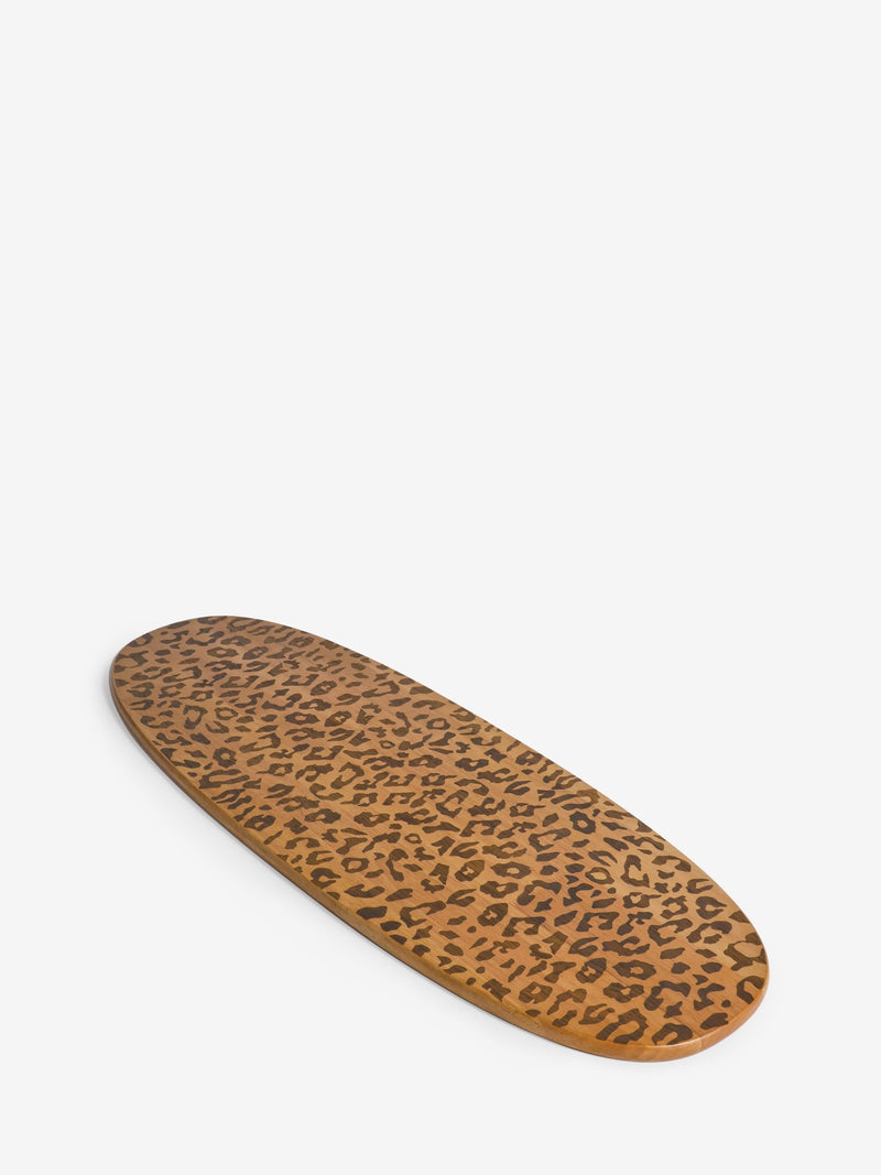 Leopard pattern XL serving board, UK version