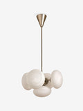 MADE.COM Caleb pendant light silver frosted glass orbs - British product