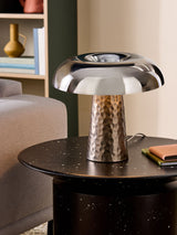 Next MADE.COM Chrome Deja Table Lamp- Buy online at McGrocer