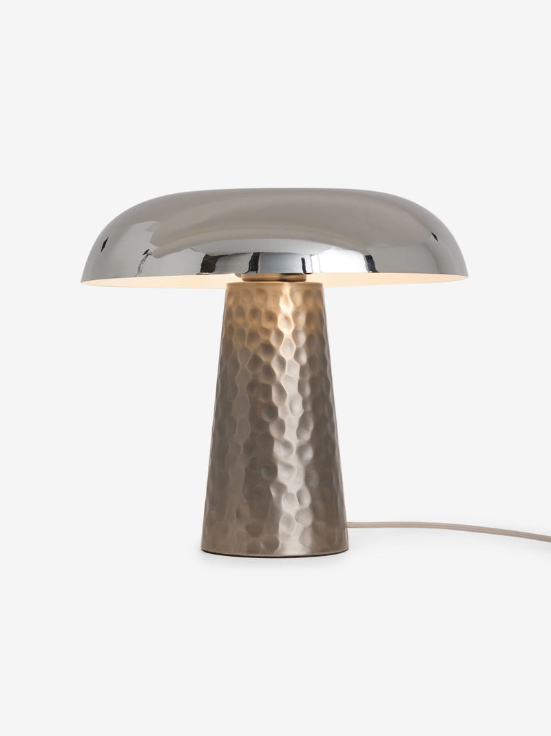 MADE.COM Chrome Deja table lamp 31.9cm height - British product