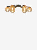 MADE.COM Mika flush light black champagne, imported from the UK