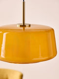 MADE.COM Amber Orange Camilo pendant light, imported from the UK