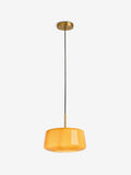 MADE.COM Amber Orange Camilo pendant light, imported from the UK