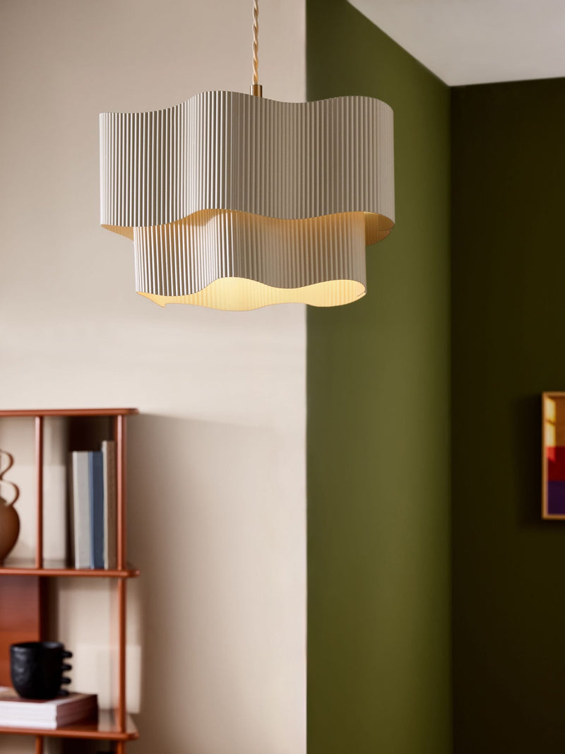 MADE.COM Cream Sydney ceiling light shade, imported from the UK