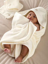 Next Mamas & Papas Cream Welcome To The World Duckling 3-Piece Cotton Bath Towel Set- Buy online at McGrocer