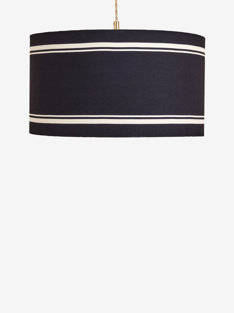 Sosandar black easyfit drum lampshade 40cm British brand
