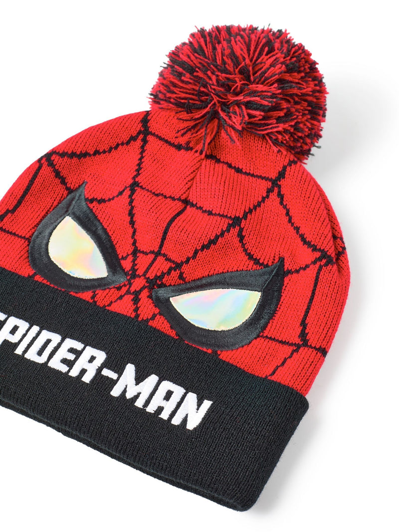 Vanilla Underground Marvel Spider-Man boys hat and gloves set, UK version