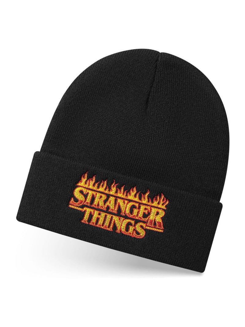 Vanilla Underground black Stranger Things beanie hat - British product