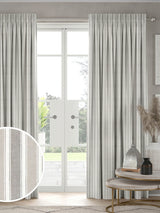 Next Next Pebble Grey Dendi Made to Measure Curtains- Buy online at McGrocer