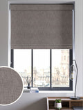 Viam Roman blind in Fog Grey, imported from the UK