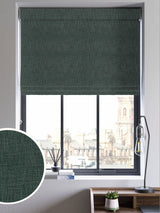 Next Next Emerald Green Viam Made to Measure Roman Blind- Buy online at McGrocer