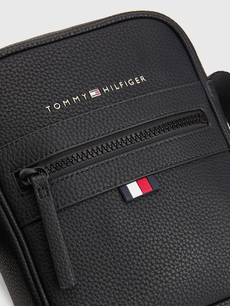 Tommy Hilfiger black small reporter bag, imported from the UK