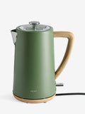 Green Bronx electric kettle 1.7 litre - British product