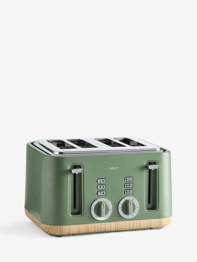 Green Bronx 4 slice toaster, UK version