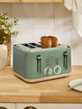Next Green Bronx 4 Slice Toaster- Buy online at McGrocer