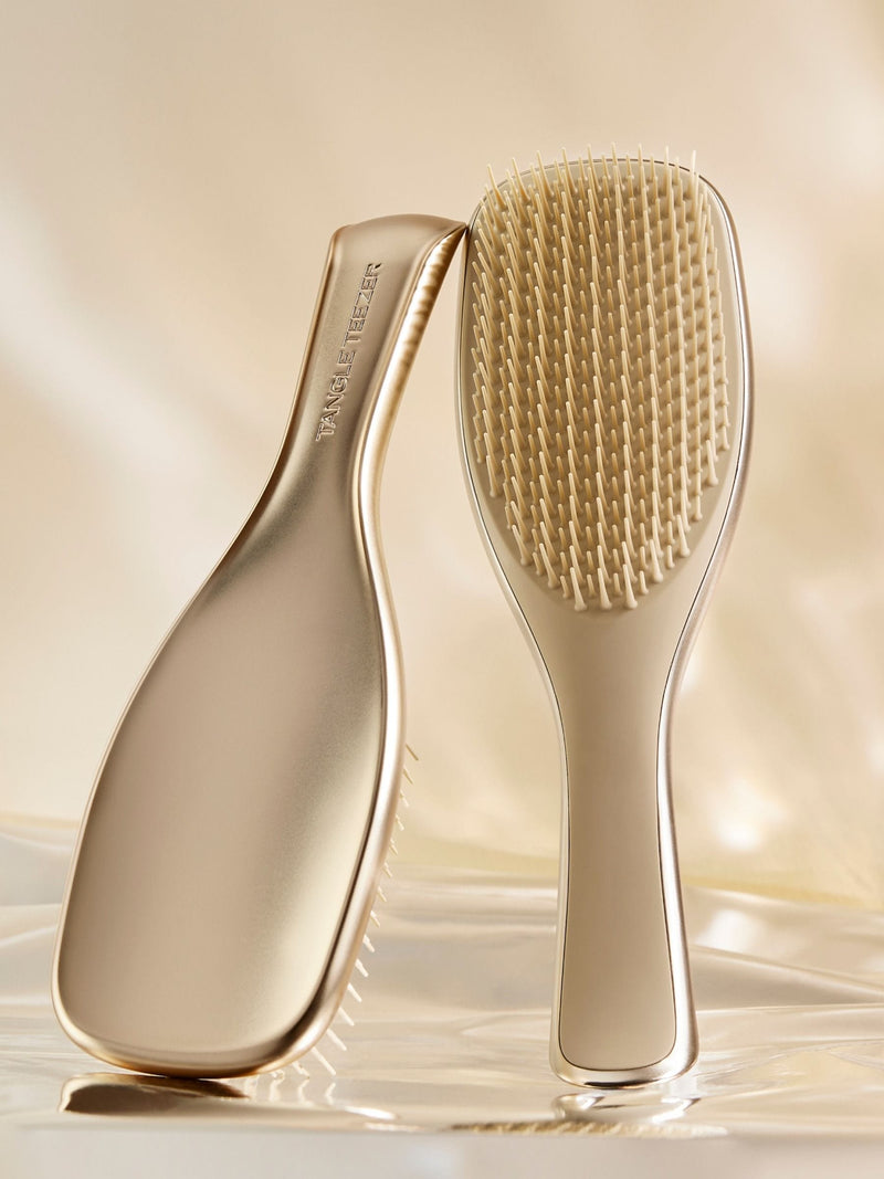 Tangle Teezer Champagne Gold Ultimate Detangler Chrome, imported from the UK