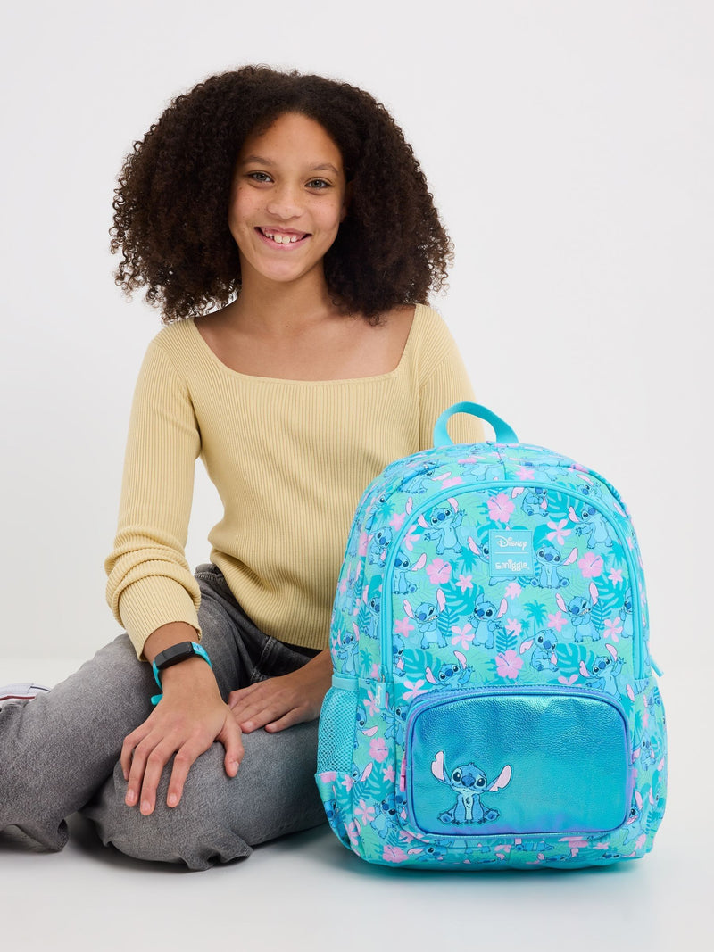 Smiggle Stitch classic backpack blue, UK version
