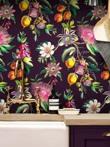 Next Graham & Brown Blackcurrant Physic Garden A4 Wallpaper Sample- Buy online at McGrocer