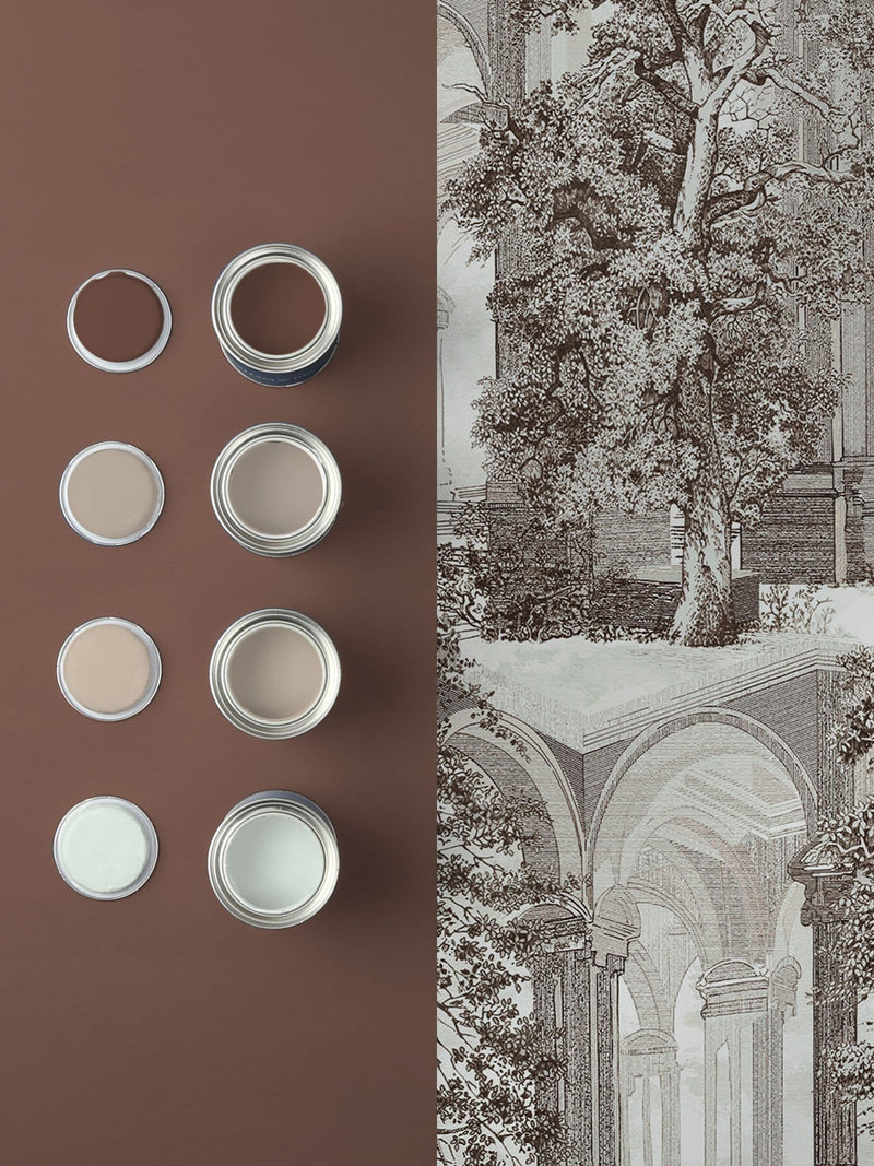Graham & Brown Dawn Rivington Folly wallpaper sample A4 - British product