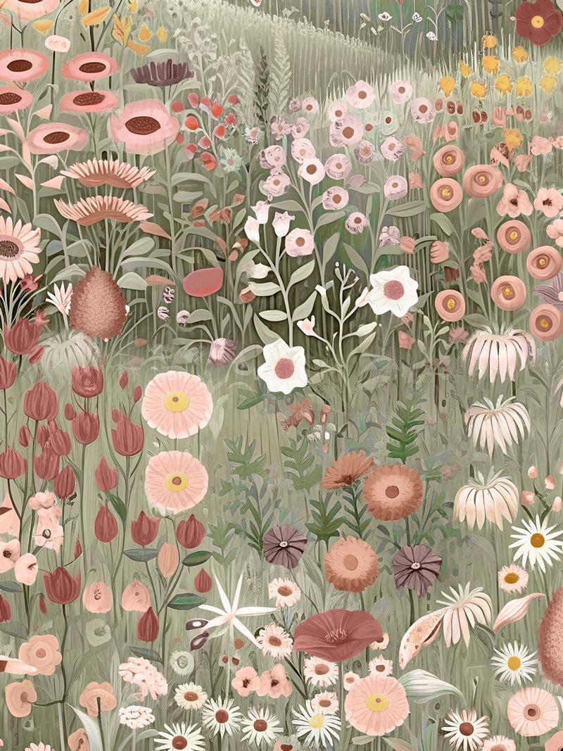 Graham & Brown wallpaper sample Dew Glenwhan Wildflower A4, UK version