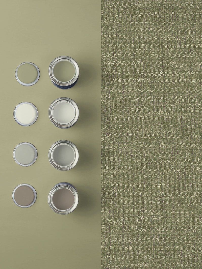 Graham & Brown Green Albion Texture wallpaper sample A4 (British brand)