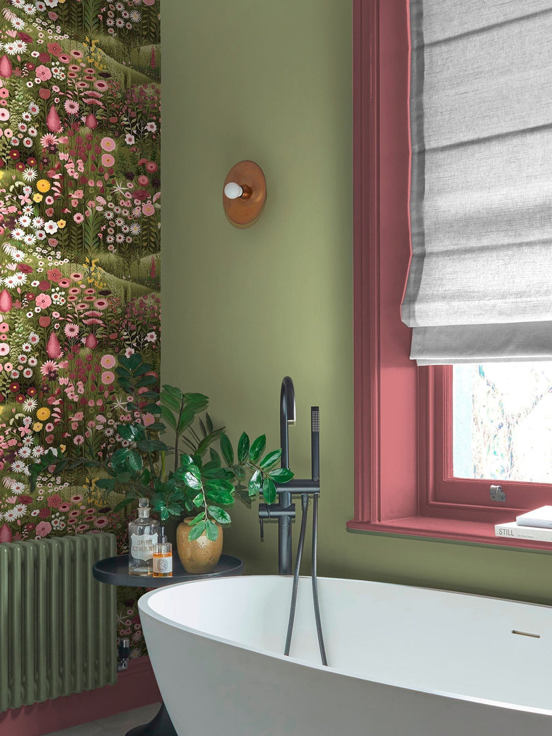 Graham & Brown Spring Glenwhan Wildflower A4 wallpaper sample (British brand)