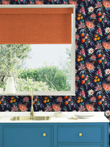 Next Graham & Brown Navy Physic Garden A4 Wallpaper Sample- Buy online at McGrocer