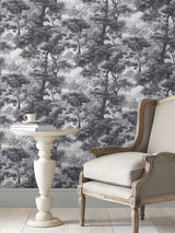 Next Graham & Brown Bobart's Garden Black/White A4 Wallpaper Sample- Buy online at McGrocer