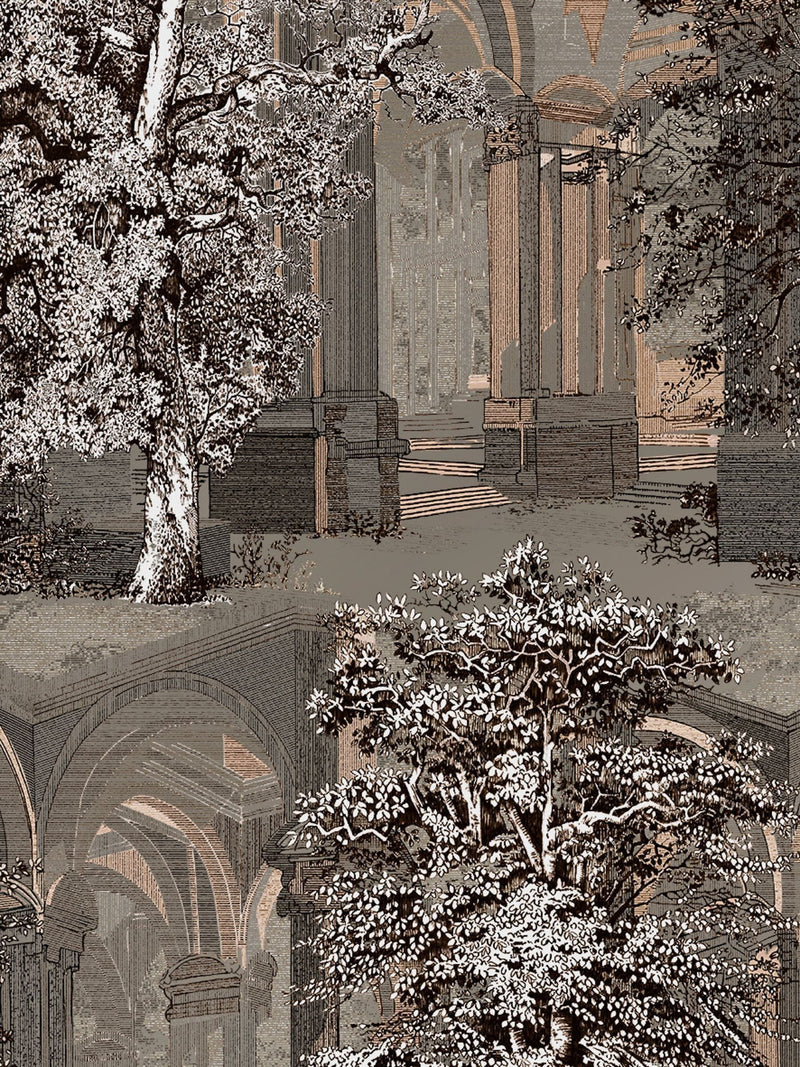 Graham & Brown Dusk Rivington Folly A4 wallpaper sample (British brand)