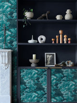 Next Graham & Brown Bobart's Garden Midnight A4 Wallpaper Sample- Buy online at McGrocer