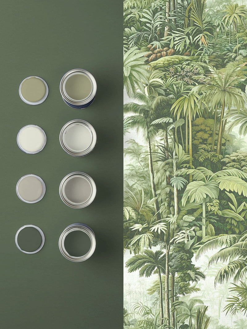 Graham & Brown Sage Fog Benmore Ridge wallpaper sample A4 (British brand)