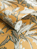 Graham & Brown Perrow Yellow wallpaper sample A4 (British brand)