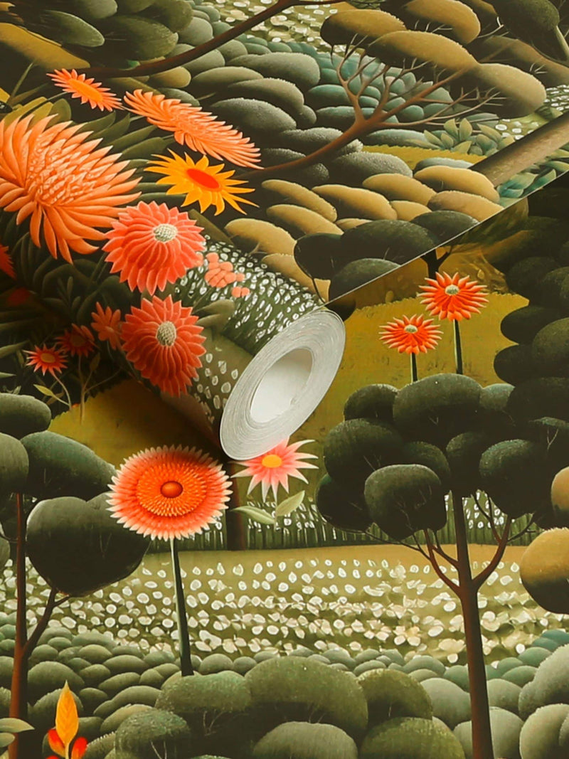 Graham & Brown Dusk Arley Garden wallpaper sample A4 (British brand)