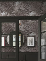 Next Graham & Brown Bodenham Etching Charcoal Wallpaper Sample A4- Buy online at McGrocer