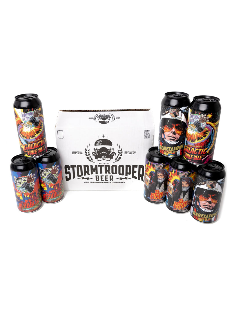 The Stormtrooper Beer Company Dirty Dozen craft beer sampler pack (British brand)