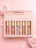 Travel Size Body Mist Gift Set with 5 Scents, 75ml Each