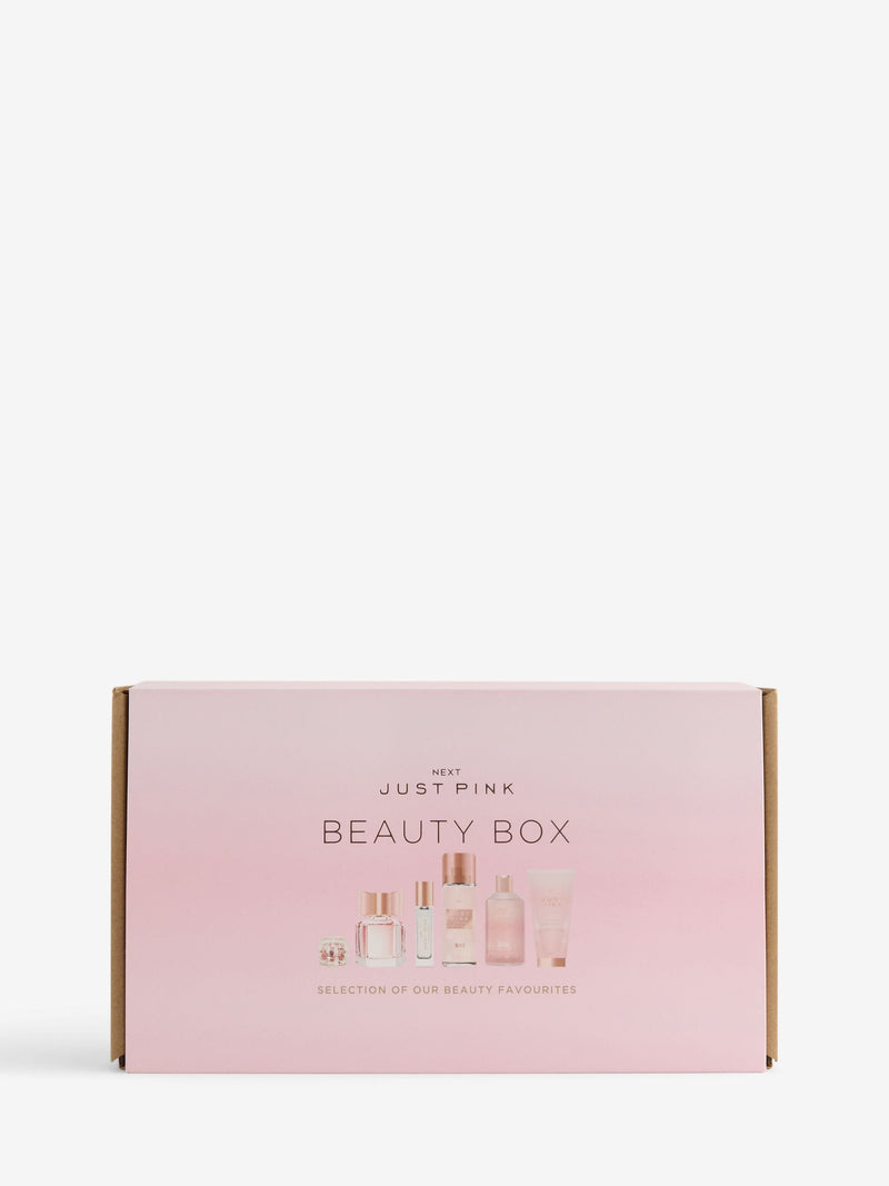 Just Pink beauty box gift set, UK version
