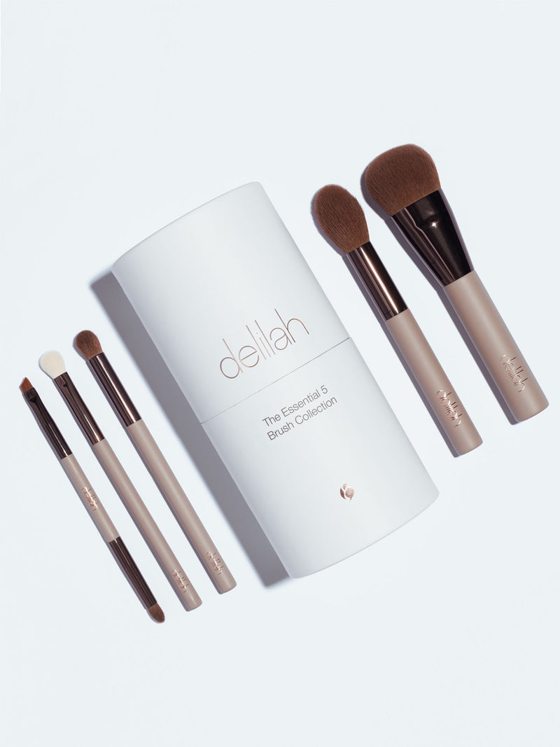 Delilah makeup brush set 5 piece - British product