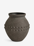 Loxley Grey Bobble Textured Medium Ceramic Vase, UK version