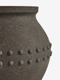 Loxley Grey Bobble Textured Medium Ceramic Vase, UK version