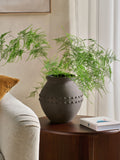 Loxley Grey Bobble Textured Medium Ceramic Vase, UK version