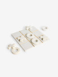 White gold noughts and crosses game (British brand)