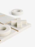 White gold noughts and crosses game (British brand)