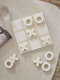 White gold noughts and crosses game (British brand)