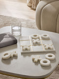 White gold noughts and crosses game (British brand)