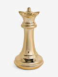 Gold ceramic chess piece ornament 21cm height, UK version