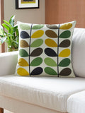 Orla Kiely Fern Ochre Multi Stem cushion 50cm, imported from the UK
